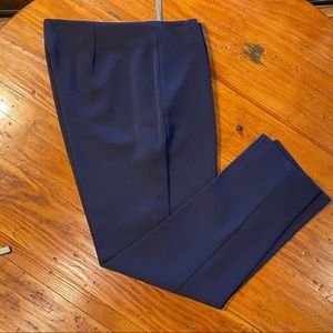 BONOTTO Fabric Woven in Italy - Brooks Bros. Ankle Pants, Navy Blue Size 10 NWOT